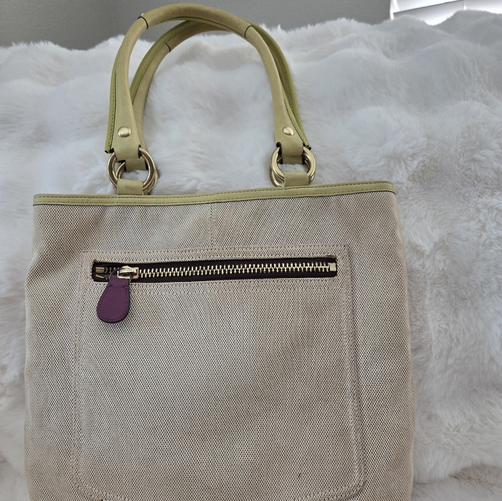 COACH Legacy Bonnie Cashin Canvas Turnlock Tote - Limited Edition - Picture 2 of 12